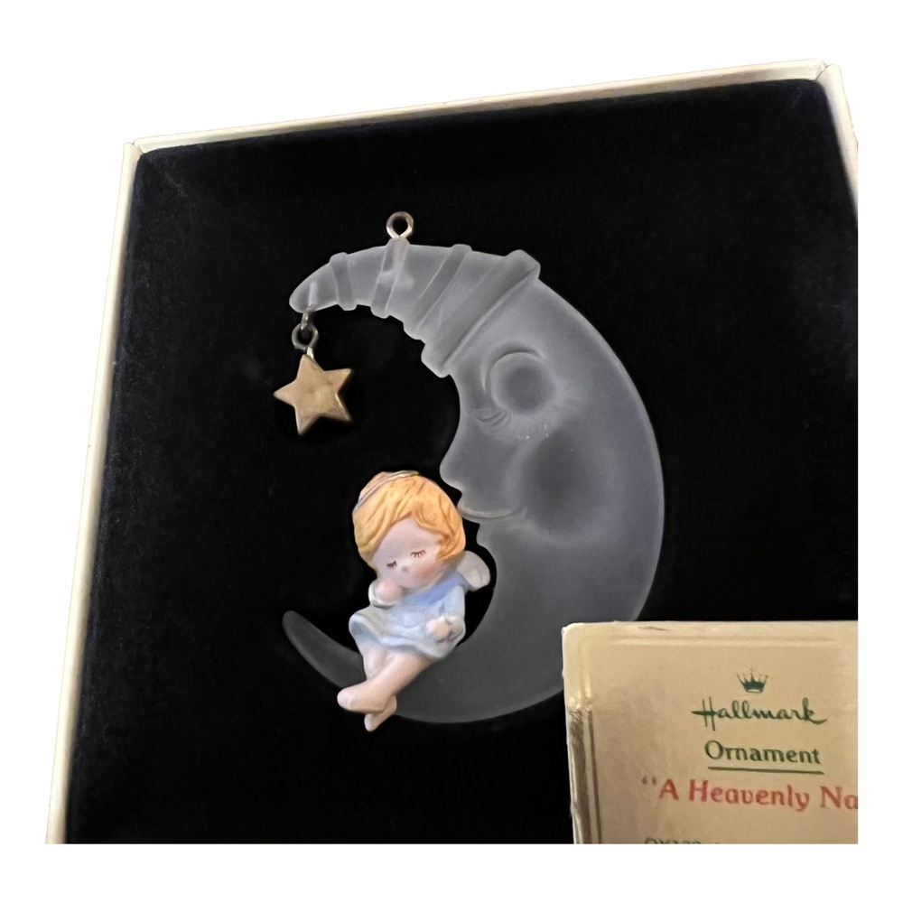 Vintage Hallmark Ornament A Heavenly Nap in Box
